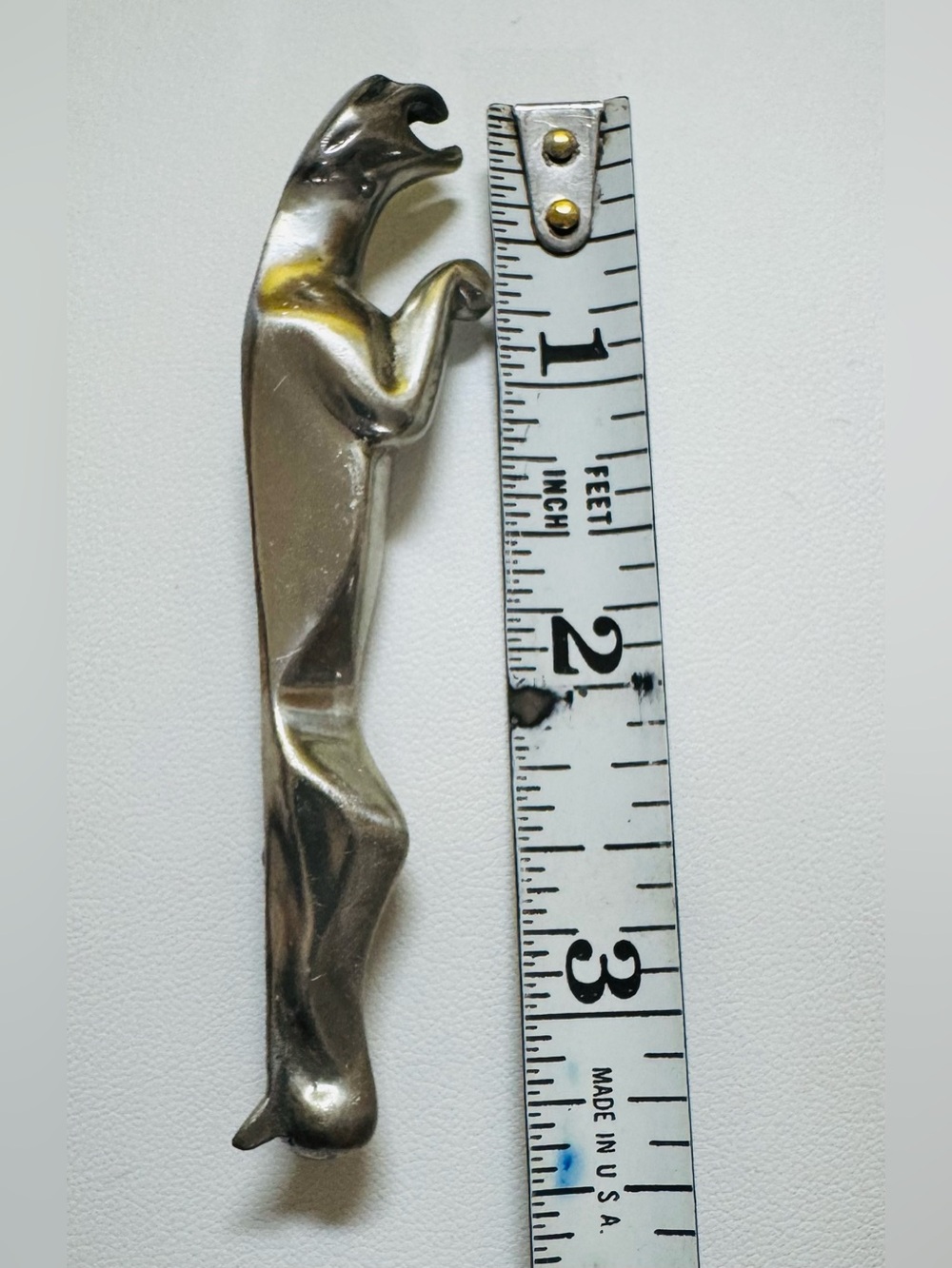 Jaguar Leaping Brooch Pin - Silver-Tone - Picture 5 of 6